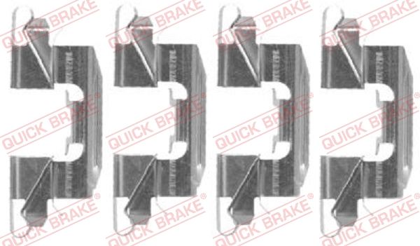QUICK BRAKE Комплектующие, колодки дискового тормоза 109-1720
